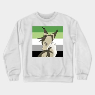 Aromantic Pride Longtail Crewneck Sweatshirt